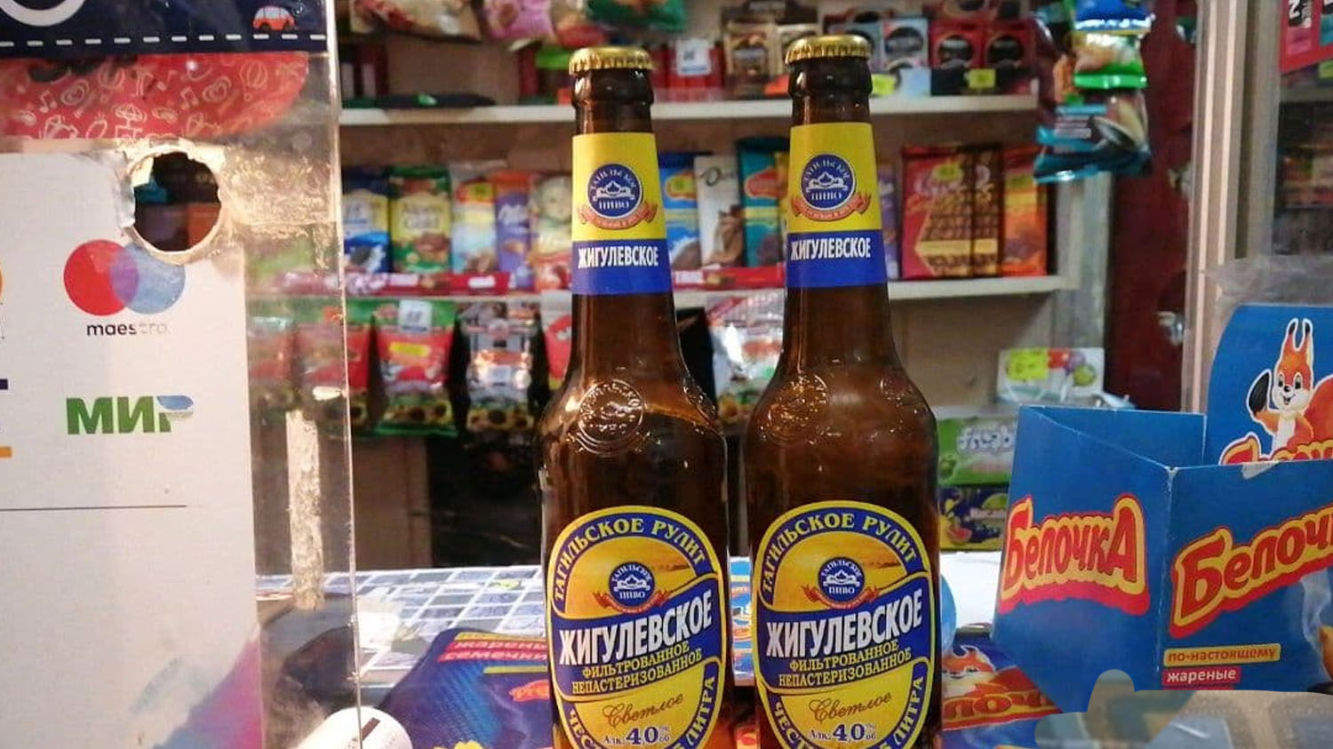 Повторная проверка павильона по выявлению фактов продажи пива в ночное время в микрорайоне Эльмаш