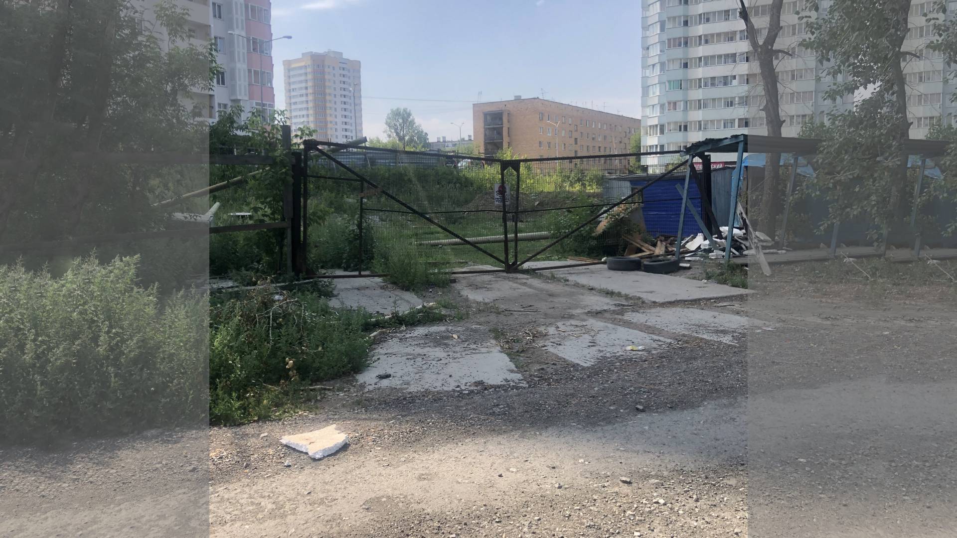 Небезопасная заброшенная стройка на Павлодарского