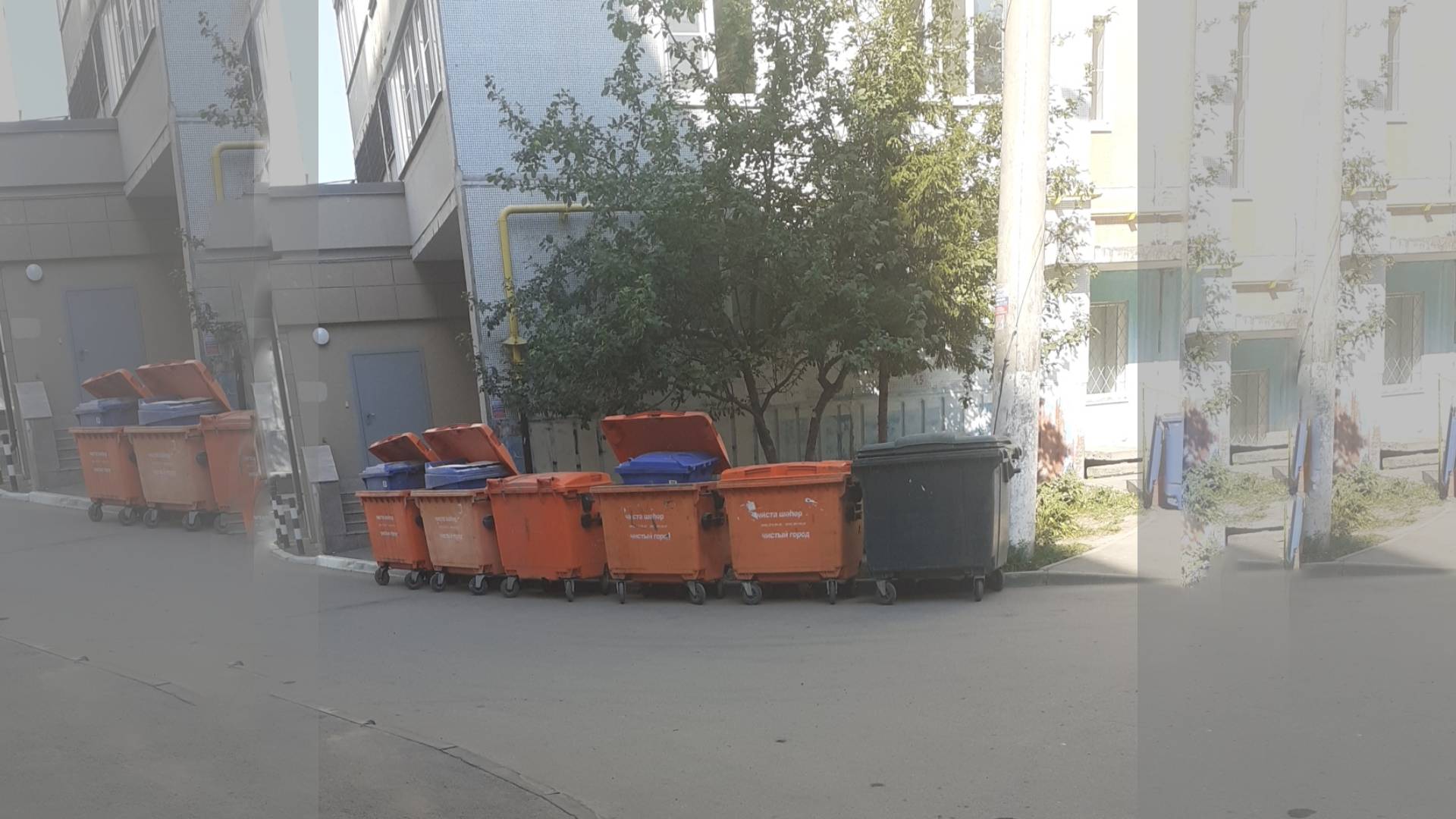 В Казани ЖЭУ спрятали мусорки от комиссии