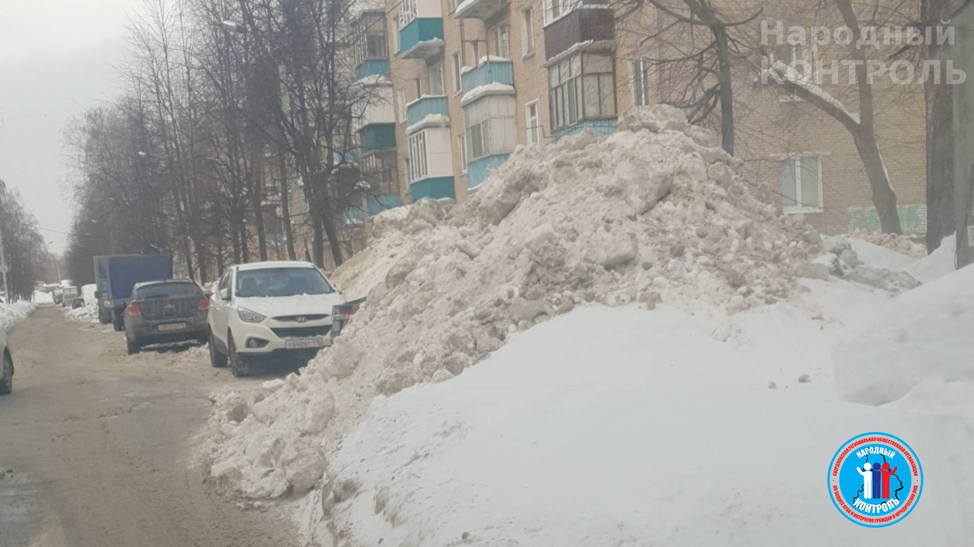 Проезжая часть не чистится, Казань