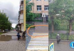 Проблемы парковок и луж в городе Полевской