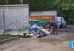 Состояние мусорной площадки в Санкт-Петербурге